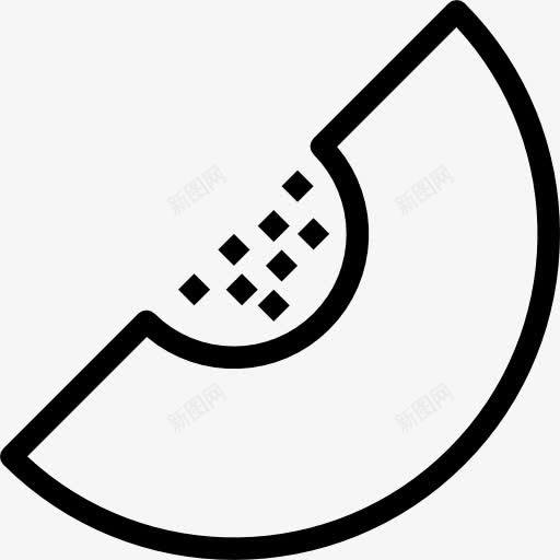 瓜圖標 頁面網頁 平面電商 創意素材 有機食品素材