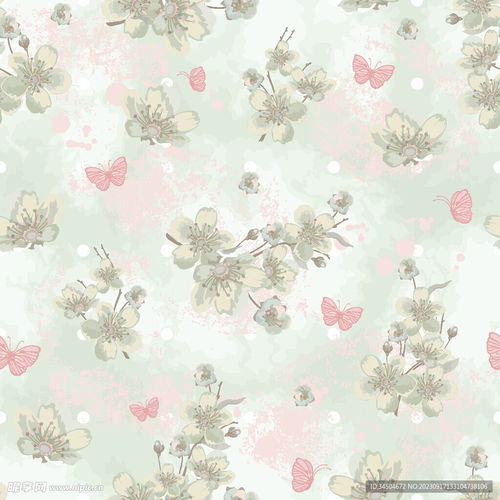 蝴蝶花設(shè)計圖 psd分層素材 psd分層素材