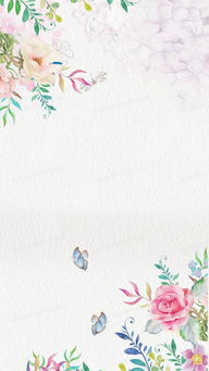 水彩粉色花卉手繪春天女裝h5背景背景圖片素材免費下載 psd格式 熊貓辦公